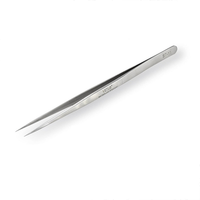 Het Pincetroestvrij staal van 1SA Vetus Lash Tweezers Straight Fine Point