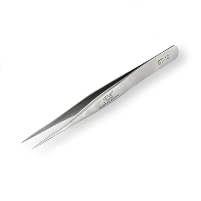 Het Pincetroestvrij staal van 1SA Vetus Lash Tweezers Straight Fine Point