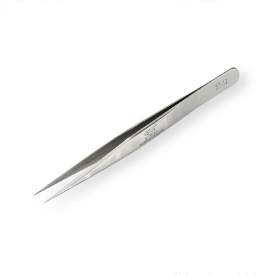 Het Pincetroestvrij staal van 1SA Vetus Lash Tweezers Straight Fine Point