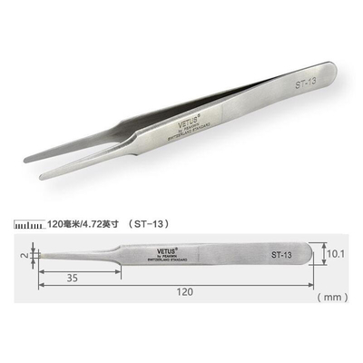 Van het de Precisiepincet van metaalvetus Lash Tweezers SA het Fijne Punt voor Cleanroom