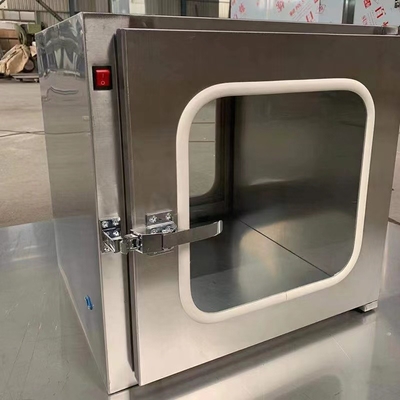 Cleanroom van de de Doosoverdracht van de Laboratoriumpas van het het Vensterroestvrije staal de Pasdoos