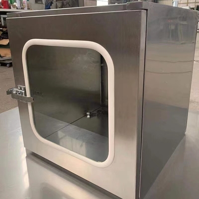 Cleanroom van de de Doosoverdracht van de Laboratoriumpas van het het Vensterroestvrije staal de Pasdoos