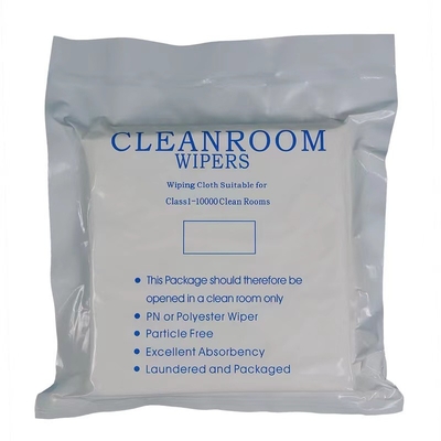 110GSM Cleanroom van de laserbesnoeiing het Pluksel van de Polyesterwisser - vrije Cleanroom Wissers