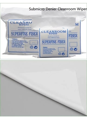 110GSM Cleanroom van de laserbesnoeiing het Pluksel van de Polyesterwisser - vrije Cleanroom Wissers