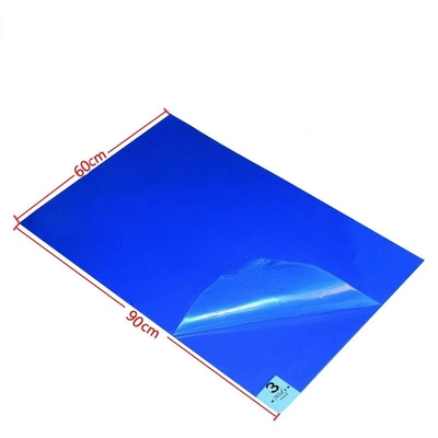 Sterke Zelfklevende Cleanroom Plakkerig Mat Polyethylene Sheets No Residue 24 &quot; *45“