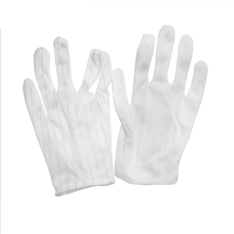 De nylon de Handschoenenesd van Pu Lichtgewicht Antistatische Zwarte Pu Met een laag bedekte Handschoenen van het Veiligheidswerk