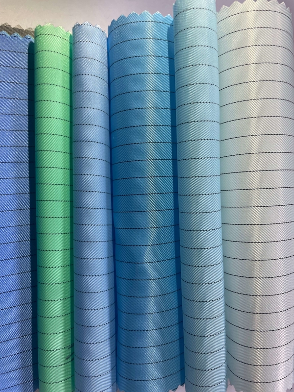 Polyester Mesh Strip Raster Koolstofdoek Antistatisch Geleidend Cleanroom Textiel Cleanroomdoek Antistatisch ESD-stof