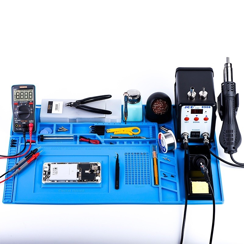 ESD 5mm het Hittebestendige Stootkussen van het Werkmat maintenance platform anti static voor Mobiele Reparatie