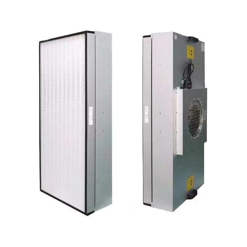 Cleanroom Gevouwen van de de Filterventilator van de Ventilatorrol Netwerk van het de Eenhedenffu Roestvrije staal