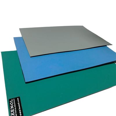 Blauw Zwart Grey Green ESD Rubbermat for electronic assembly 120cm X 90cm