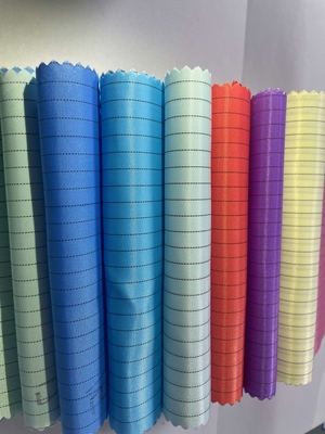 Antistatische ESD 5 mm/4 mm rasterstrip polyester stof 98% polyester + 2% geleidende gloeidraad