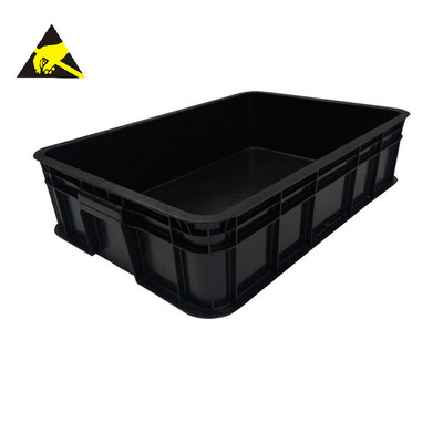 Esd Antistatisch Esd van de de Opslagdoos van PCB van de de Rekken Geleidend Plastic Container van de Opslagdoos de Bakkenesd Geval met Deksel
